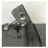 Two Wall-Mount TV Stands & Two Metal Racks