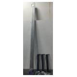 Assortment of Metal Shelving Pieces