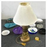 Decorative Plates, Small Lamp & More