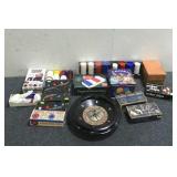 Poker Chips, Cards & Caddy