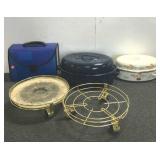 Dishes, Portable File Holder & Roasting Pan