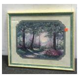 Framed Meadow Painting