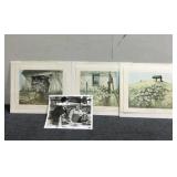 (4) Antique Pictures & Paintings