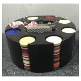Black Poker Chip Caddie