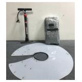 Bike Pump, Dog Cone, & Mens Brief