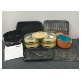 Cooking Supplies & (2) Shopping Organizers