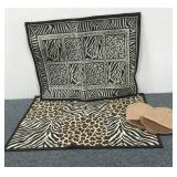 (2) Doormats & Handmitts