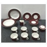 Plaid Plates, Bowls, & Cups