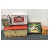 (5) Tin Containers