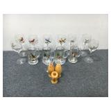 Wine Glasses, Glass Steins & Martini Glasses