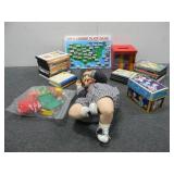 Various DVDS & Assorted Audio Books, Toys