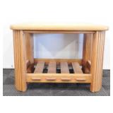 Wood End Table