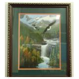 Eagles In Flight Painting