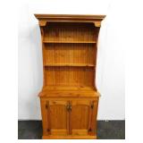 Wooden Display Shelf with Cabinets