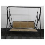 Metal Framed Rocking Patio Bench