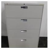 Grey Filing Cabinet- 4 Drawer
