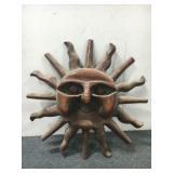 Wood Sun Wall Decor