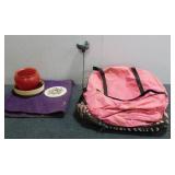 Backpacks, Purple Rug & Outdoor Decor