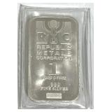 1 Troy oz. .999 Fine Silver Bar