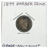 1899 Barber Silver Dime