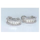 $9,426 Value Diamond & White Gold Earrings