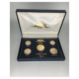 1999 24Kt Gold Plated Coin Set