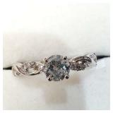 $4500CND 14K Diamond (0.53Ct) 0.15Ct Ring