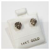 $3675CND 14K  Diamond(1.02Ct) Earrings