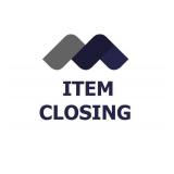 Item Closing Information Item Closing Information