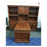 Large Wooden Desk (Separate Pieces)