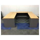U Shape Office Desk W/ 4 Drawers U Shape Office Desk W/ 4 Drawers