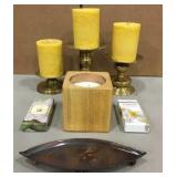 Assortment of Candles and Inscence Assortment of Candles and Inscence
