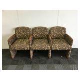(3) Connected Waiting Room Chairs (3) Connected Waiting Room Chairs