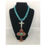 (2) Cross Jewelry Pieces (2) Cross Jewelry Pieces