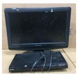 LCD TV and Sony DVD Player