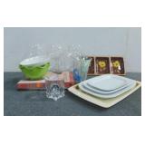 Glass Trays, Cups, Bowls & More Glass Trays, Cups, Bowls & More