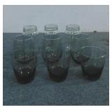 (3) Glass Cups & Jars (3) Glass Cups & Jars
