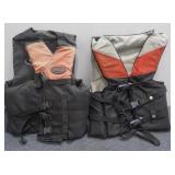 (2) Lifejackets: Adult Small and L/XL