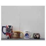 (4) Assorted Coffee Cups