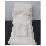 Large Assortment of Fleece Material Pieces