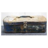 Old Toolbox With A Variety Of Tools