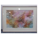 (1) Signed Abstract Watercolor Painting