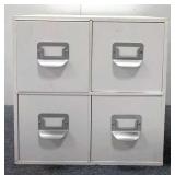 (1) 4 Drawer White Organizer