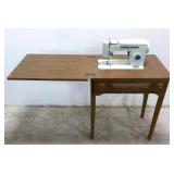 Beautiful Vintage Sewing Table w/ Machine
