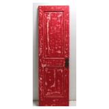 (1) Vintage Red Wooden Door