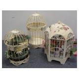 (3) Vintage Decorative Bird Houses