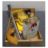 Various Tools & (1) Half Can Of Air-Tool Oil