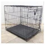 Black Metal Dog Kennel