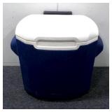 Mini Blue Coleman Cooler