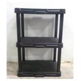 3 Tier Plastic Shelving